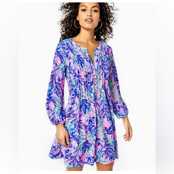 Lilly Pulitzer UPF 50+ Seana ChillyLilly Dress - Picture 1 of 7